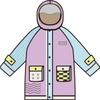 Kocotree Kids' Split Raincoat with Backpack Space