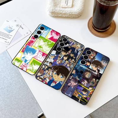 Japan D-Detective Conan Phone Case For Samsung S 24 Fe 25 Ultra Plus 20 Lite 21 30 22 23 24 22 Ultra 5G Fundas