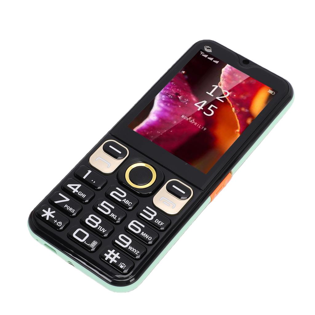 2G Unlocked Cell Phone with 2.8 Inch Screen Large Buttons Multifunctional Mobile Phone 3 SIM Card Slots SOS MP3 Call