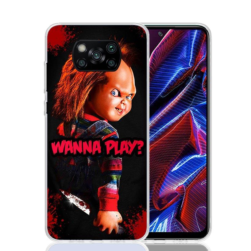Chucky Child's Play Case Phone Cover for Xiaomi Redmi Note 10 9 9S 8 8T 7 5 Pro Mi 12T 11T 10T 9T 12 11 Lite A3 A2 Trend Fundas