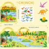 Kids 3Pcs Reusable Jelly Sticker Book Ocean Animal Cartoon Diy Paste Educational Toy Gift