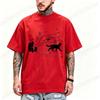 Quantum Physics Art For Science Lovers Graphic T Shirt Unisex Oversized Loose Short Sleeve Tees Cat Physics Science Geek Tshirts
