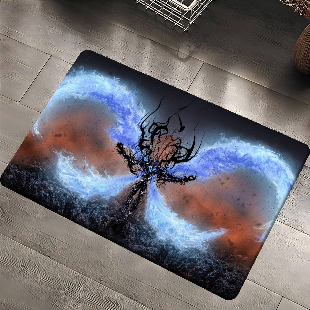 S-Solo Leveling Floor Mat Retro Multiple Choice Living Room Kitchen Rug Non-Slip Modern Home Decor
