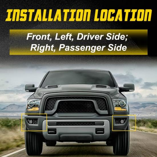 Stoßstangenseitenhalterung vorne rechts & links passend für 2013-2018 Dodge Ram 1500 2014 15