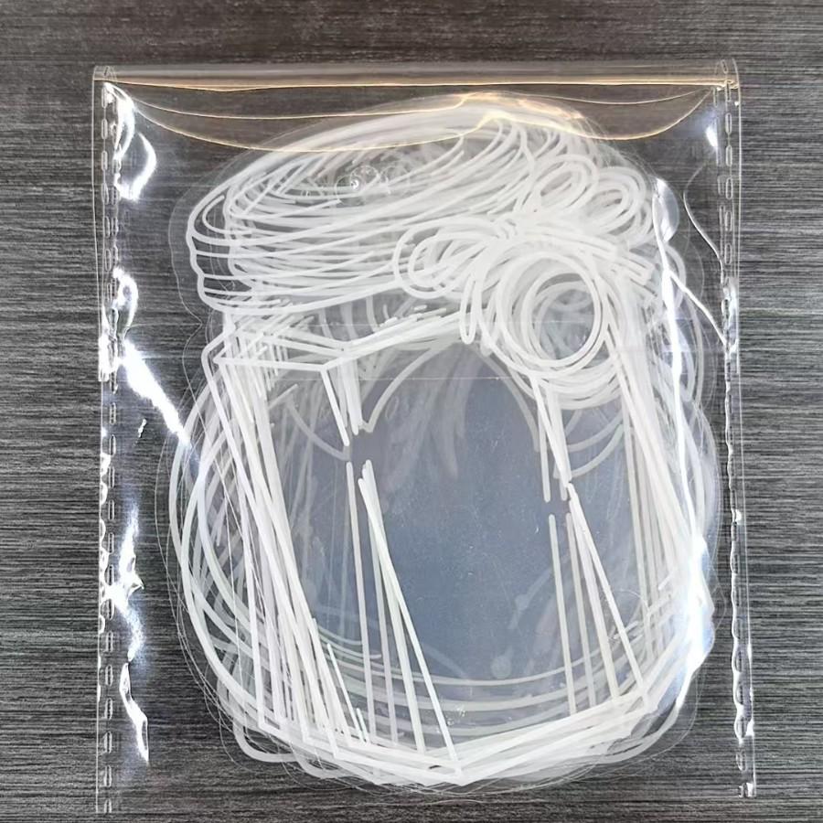 Spring DIY Transparent Flower Lamination Film: Upgraded Tassel Dried Flower Bookmark Kit