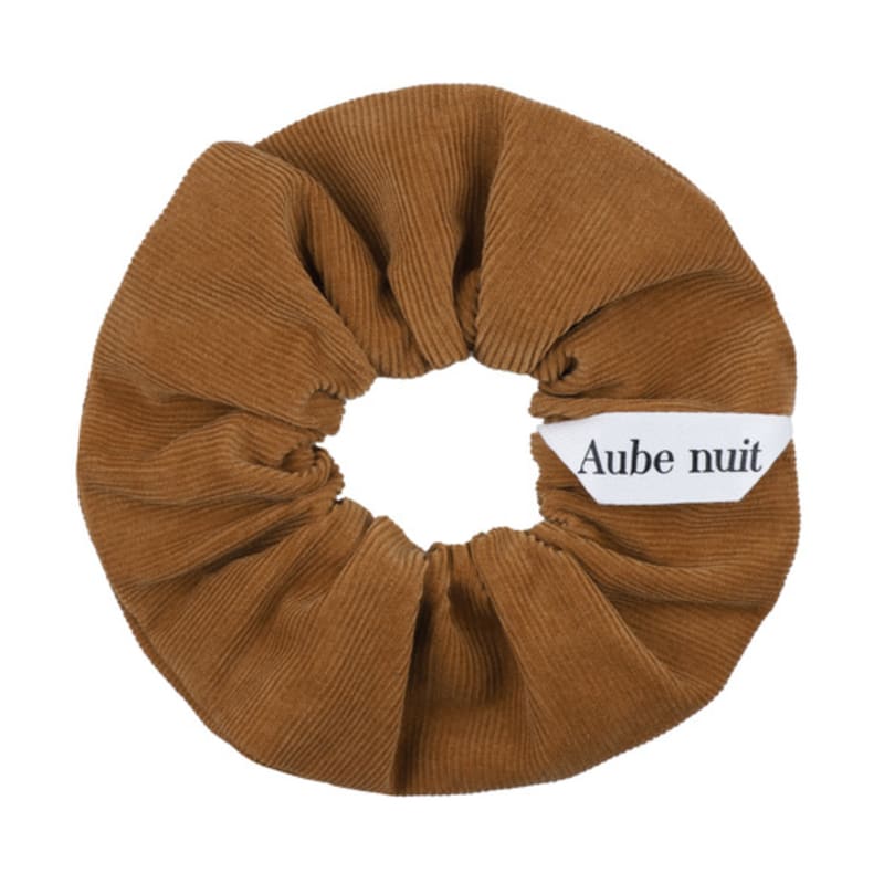 

Aube nuit Cozy Corduroy Winter Hair Scrunchie Winter Camel L L