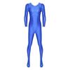 Herren Glatter Unifarbener Langarm Rundhals Bodystocking Nachtwäsche Body