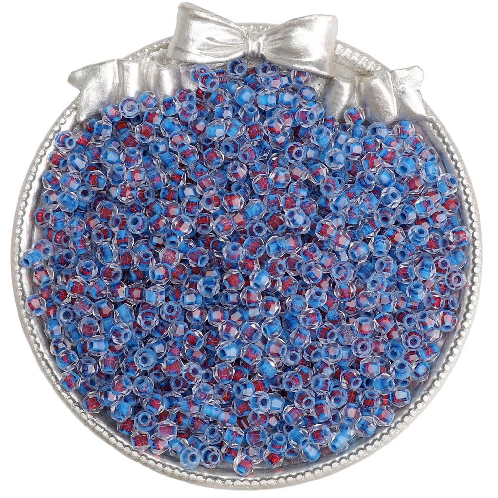 140Pcs Crystal Czech Glass Beads Ink Wash Painting Seed Beads For DIY Clothing Sewing Decor Jewelry Making