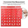 Nut And Bolt Thread Checker High Precision Screw Measuring Gauge Aluminum Alloy Metric Size Nut Checker