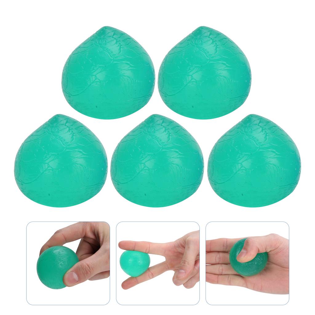 5pcs Silicone Hand Grip Exercise Pressure Relief Massage Grip Strengthener Fitness
