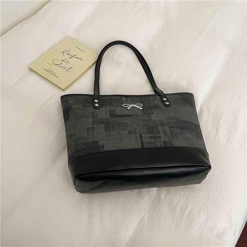 Large-capacity Bag For Women, Versatile, Fashionable, One-shoulder, Trendy, Commuter, Retro, Casual Tote Bag