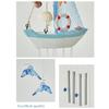 Mediterranean Style Creative Wind Chimes, Small Boats, Sailboat Decorations, Wooden Sailboat Models, And Hanging Ornaments