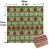 Colorful Thick Needle Jacquard Knitted Fabric Christmas Sewing Fabric For Diy Dolls Clothing Or Home Textile Decoration TJ1302