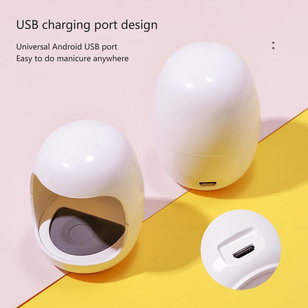Mini UV Light for Gel Nails Mini Nail LED UV Lamp for Gel Nails LED Nail Light for Gel Nails Flash Cure Light for Nails