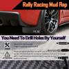 XUKEY Mud Flaps Splash Black Carbon Fiber Set of Universal Fit for and Vans & Guards, Effect, 4, SUVs, Trucks,