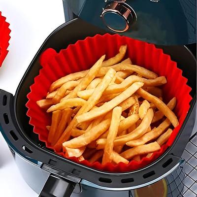 Heißluftfritteuse Backblech Ofen Backblech Frittierkorb Matte Heißluftfritteuse Silikontopf Ersatz Grillpfanne Backform Pizzablech