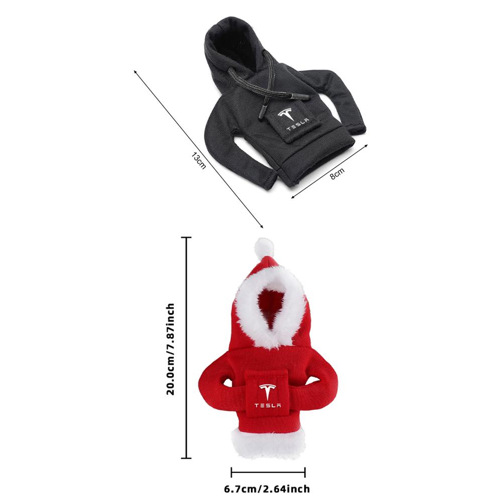 CGYJL1 Car Gearbox New Year Xmas Hoodie Handle Shift Speed Lever Cover For Tesla Model 3 S Model X Cybertruck Model Y Roadster SpaceX