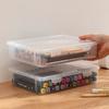 Stationery Storage Box Large Capacity Transparent Notebook Sketch Marker Pencil Colored Pens Storage Case Can Be Stacked