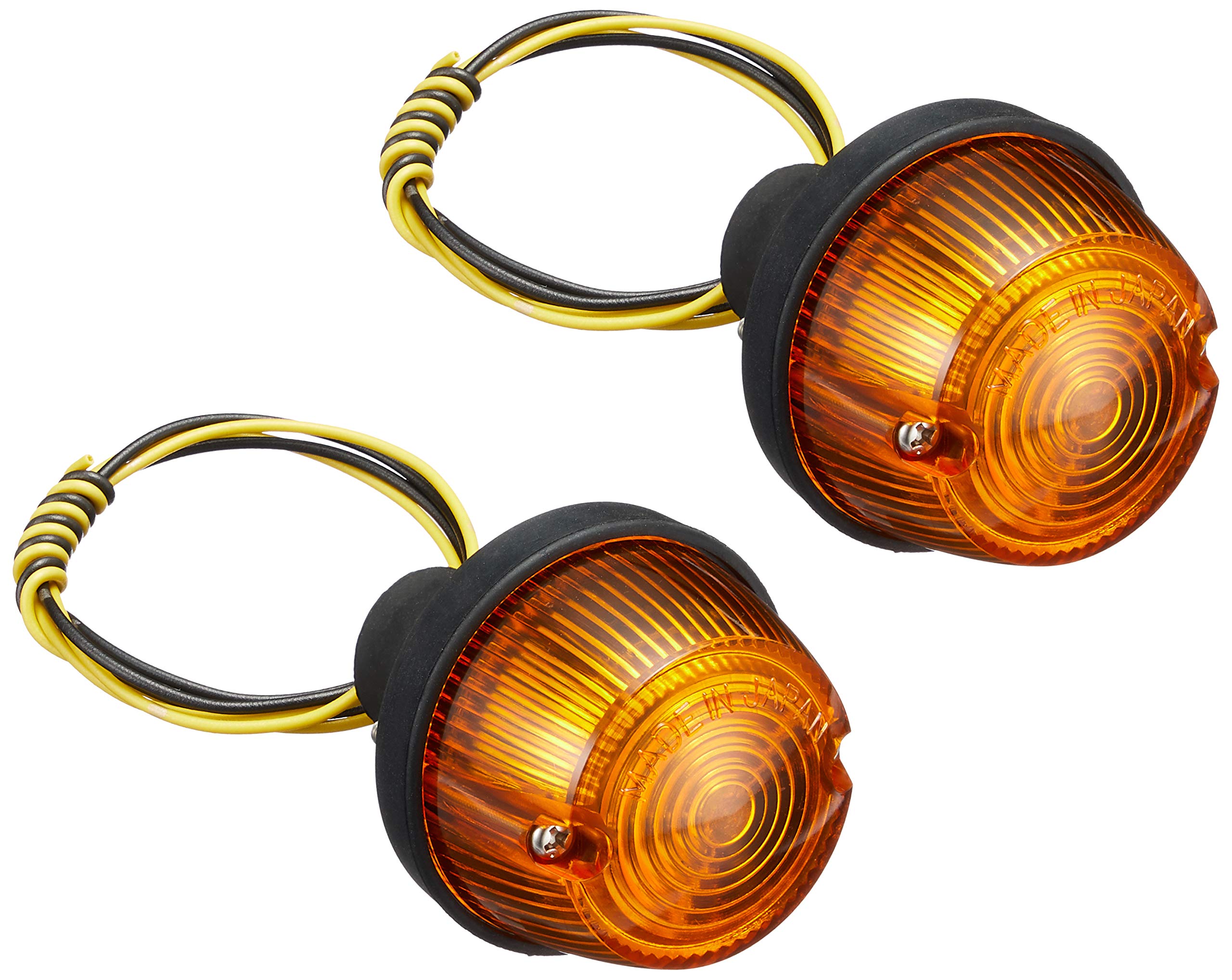 

Kijima CB72 219-5054 Motorcycle Parts Cowl Type Turn Signal Lamp, 4.5 x 1.6 x оранжевый