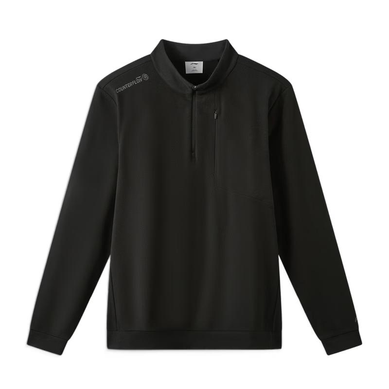 Li-Ning Men's Outdoor Half-Zip Fleece Pullover AENW003