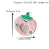 Cute Plush Card Holder Photocard Holder Idol Photo Display Anime Badge Storage Protective Cover Keychain Bag Pendant Keyring