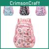 Alphabet Child Patterned Schoolbag Anti Splashing Water Wear Resistant Backpack