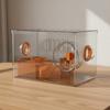 Expansive Acrylic Hamster Cage Modular Habitat Set with Running Wheel and Water