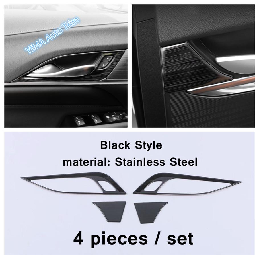 For Cadillac CT4 - 2024 Black Car Window Lift / Handle Bowl / AC Air Vent / Gear Shift Decor Frame Accessories Cover Trim