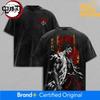 T-shirt Imprimé Anime BLEACH Zaraki Kenpachi Hommes Femmes Coton Lavé Manches Courtes Vintage Harajuku Oversize