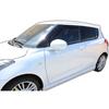 Air Deflectors - J&J AUTOMOTIVE - Suzuki Swift 5D - Smoked - Reinforced Acrylic - Easy Installation