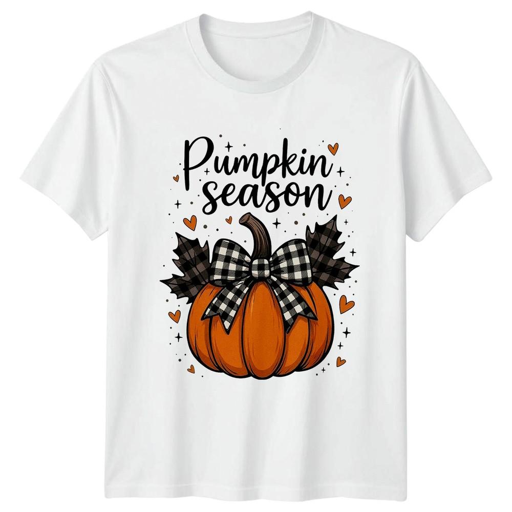 Pumpkin Season Unisexs TShirt Fall Autumn Harvest Gift For Her S