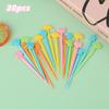 20Pcs/Set Cute Animal Food Toothpicks Cartoon Toothpicks Bento Fruit Forks