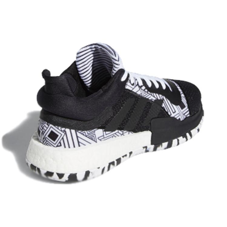 adidas Marquee Boost Low 'Graffiti' (Unisex) Core Black / Cloud White / Core Black Vintage Basketball Shoes F97281