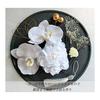 J's Select Phalaenopsis Orchid Flower Hair Accessories Set (10 Pcs) - Ideal for Japanese Traditional Attire, Weddings, Coming-of-Age Ceremonies,