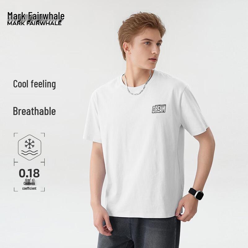 MARK FAIRWHALE Men's Ice Silk Cooling Short Sleeve T-Shirt