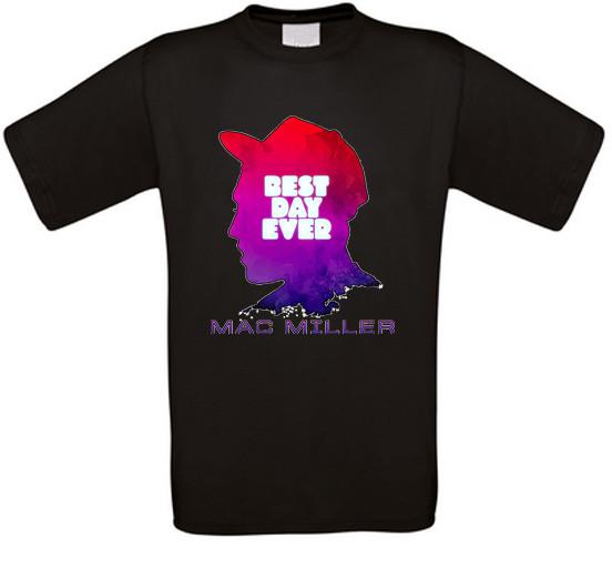 Mac Miller Best Day Ever Rap Hip Hop T-Shirt S