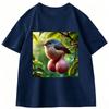 Ball Bird Gag T Shirt Unisexs and Womens Fun RoundNeck ShortSleeve Shirt Streetwear Casual HighQuality TShirt Yk Ins Clothes