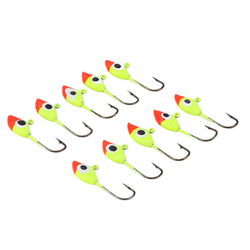 10Pcs Fishing Lure Vivid Color Exquisite Design High Carbon Steel Fishing Tool Accessories