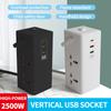 British Standard Plug Universal Hole with USB Fast Charging Vertical Handheld Anti Overload Socket