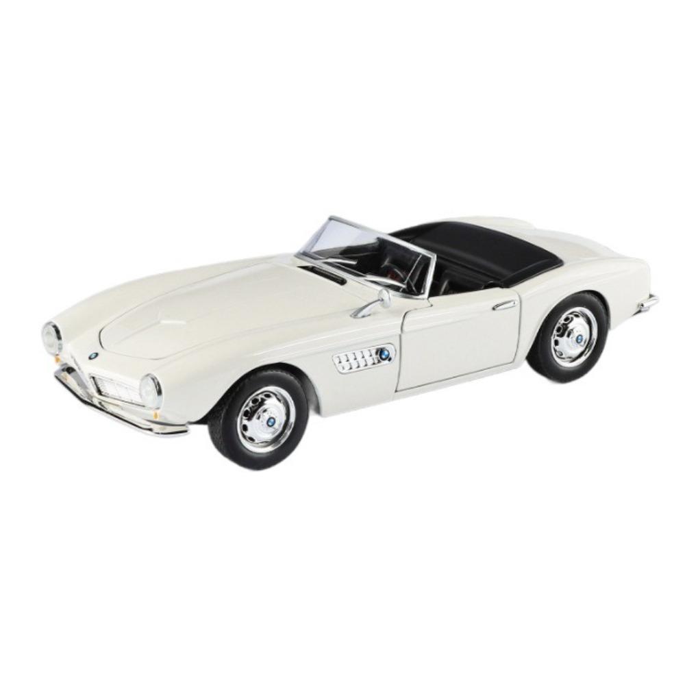 1/24 BMW 507 Legierungsauto-Modell Simulation Sound und Licht Metall-Druckgusskarosserie Sammlerstücke Kinderspielzeug Geschenke Feiertagsdekorationen