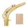 Saxophone Neck with Cork Sheet Curved Neck Vintage Brass Sax Bend Necks Fittings Instruments Repair Parts Easy to Use