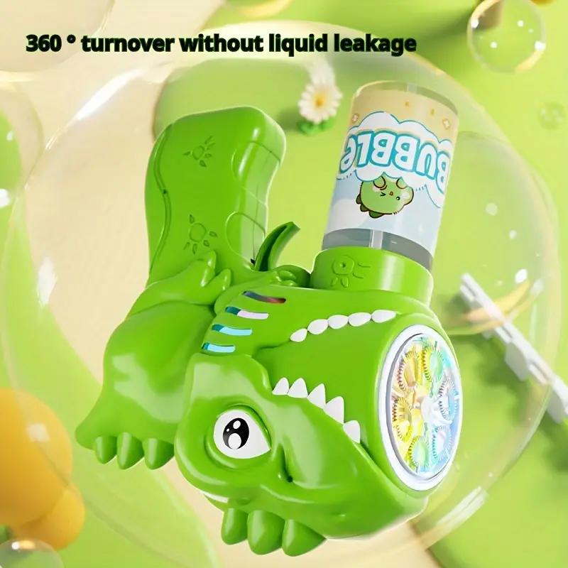 Dinosaur Outdoor Bubble Gun Toy Parent-child Interaction Children's Bubble Toy Game Without Battery Bubble Water