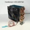 CP3x6x120 Miniature Mini Condenser Air-cooled Copper Tube Finned Radiator with Fan Refrigerator Evaporator