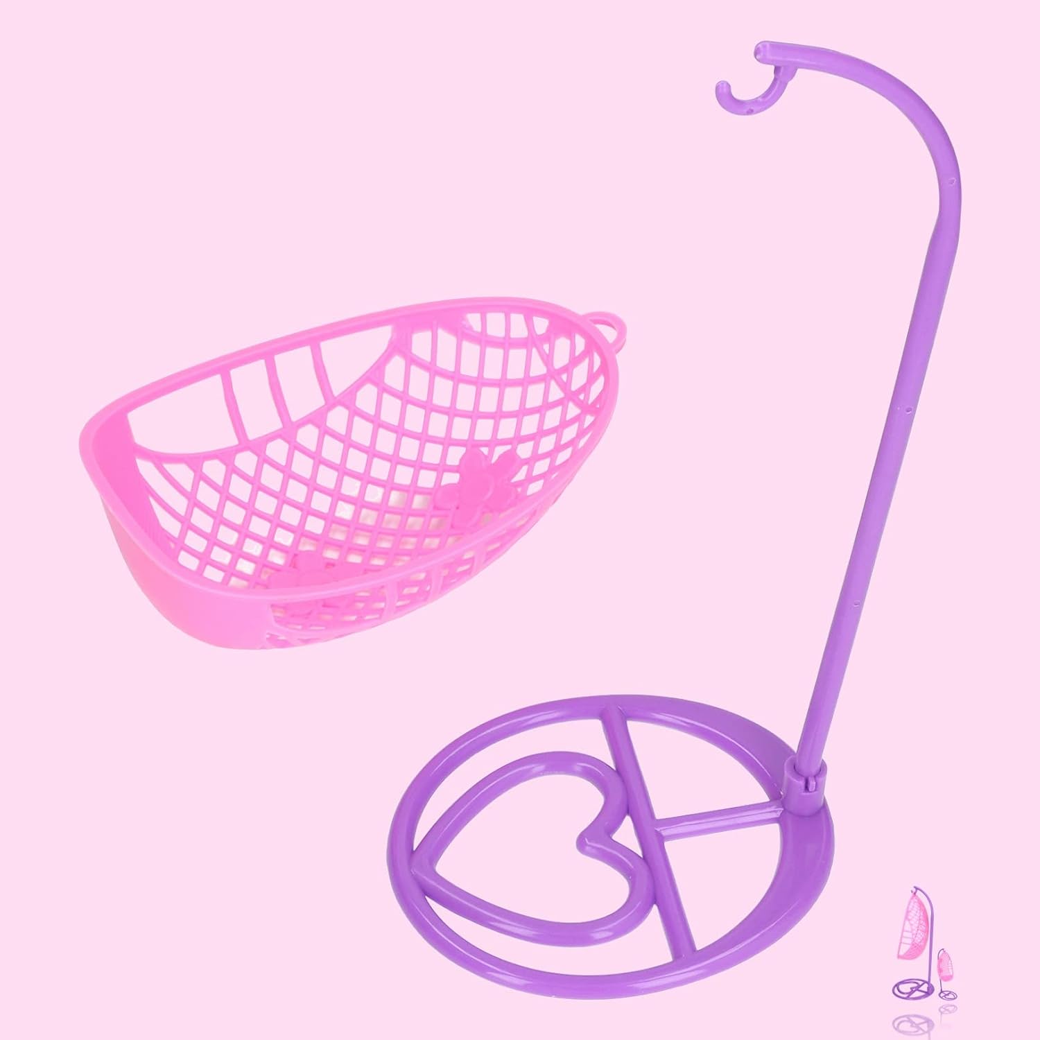 Подвесной стул для кукольного домика — фото 6