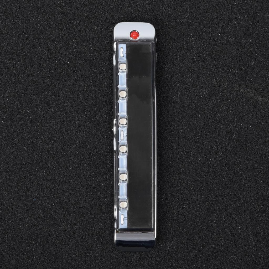 Solar Powered Car LED Strobe Lights 7 Vibrant Colors And Side Signal Blinker