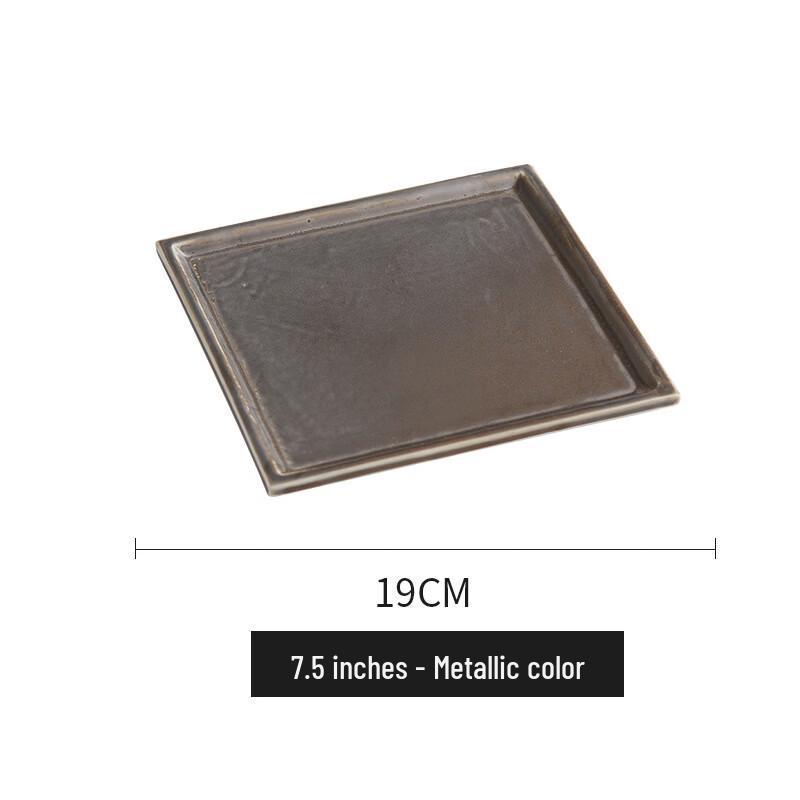 Nordic Style Handmade Ceramic Square Plate