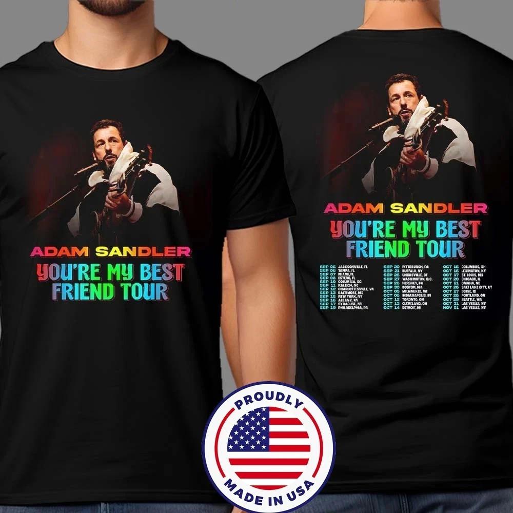 Adam Sandler Best Friend Tour 2026 Merch T-Shirt FAST SHIP XXL