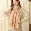 Cotton Scarf Women's Winter Imitation Cashmere Scarf Women's Shawl Double Sided New Wool Scarf