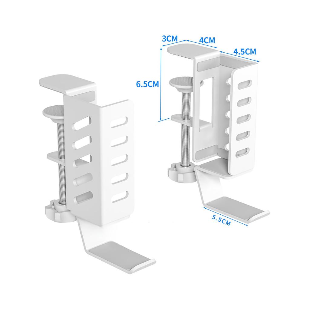 Vixplorn Vertical Laptop Desk Side No Drilling Easy To Adjustable Computer Lbs Weight Capacity Stand, Rack, Required, Use, Non-Slip, Spacing,