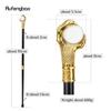 Goldener Drachenklaue-Griff, Glaskugel-Gehstock, modischer dekorativer Gehstock, Gentleman, eleganter Cosplay-Knopf, Crosier, 93 cm